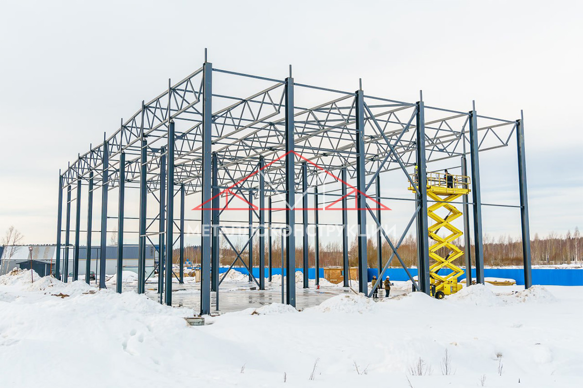 Разработка и монтаж складского помещения в Ленинградской области