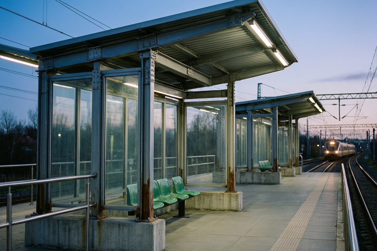 Остановочные комплексы из металлоконструкций